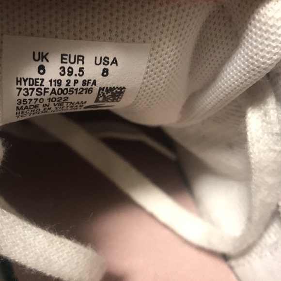 Men’s Lacoste White Leather Sneakers Sz 8 - Picture 11 of 12